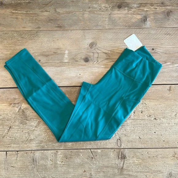 NWT- Fabletics PureLuxe HW Pocket Full length Leggings -FAIRWAY (27” inseam) - Picture 2 of 12